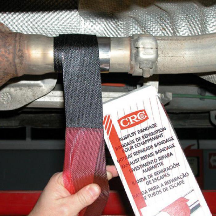 ремонт глушителя керамическая лента