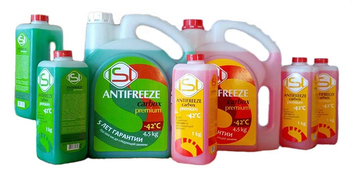 Антифриз для системы охлаждения двигателя