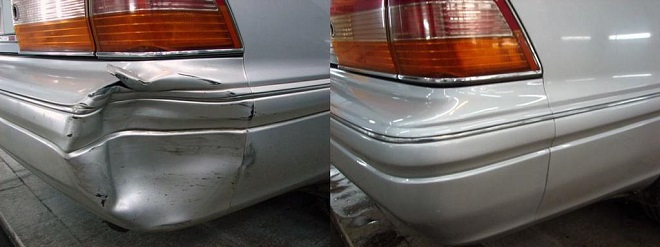 ремонт пластикового бампера