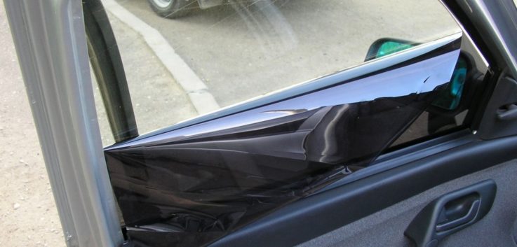 Удаление пленки Удалить тонировку окон