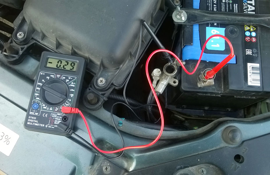 Утечка тока в автомобиле как проверить мультиметром