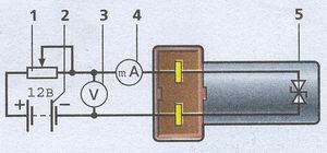 Датчик температуры двигателя схема 