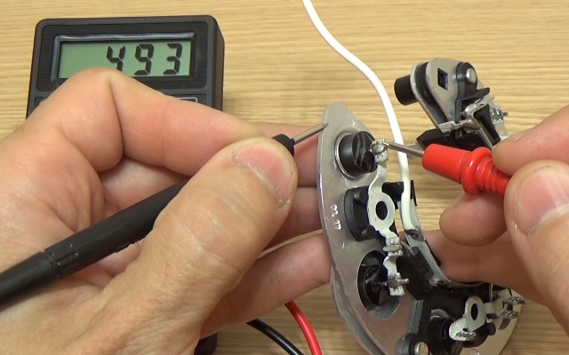 Проверьте первый диод с положительной полярностью