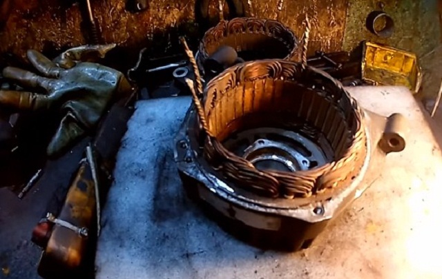 Подготовьте статор к диагностике