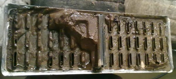 Засоренный радиатор