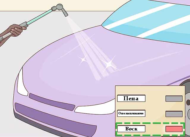 Как пользоваться автомойкой самообслуживания - Вощение. Как пользоваться автомойкой самообслуживания - Вощение.