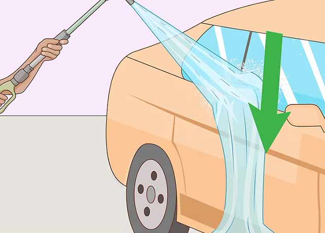 Как пользоваться автомойкой самообслуживания - Мойте машину сверху вниз. Как пользоваться автомойкой самообслуживания - Мойте машину сверху вниз.