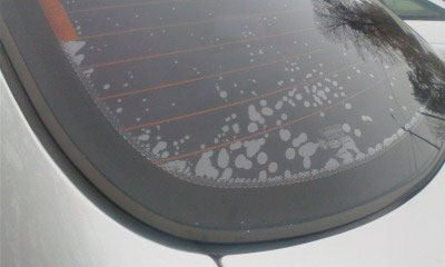 Отошла тонировка